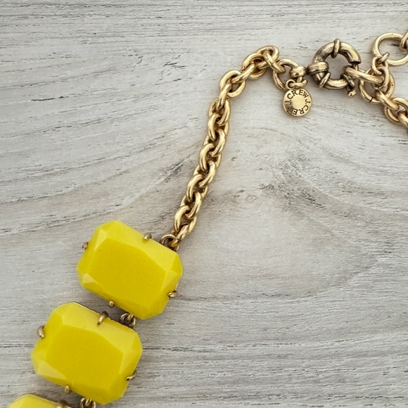 J Crew Yellow Statement Necklace - Picture 3 of 3
